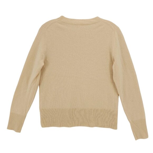 J. CREW 100% Cashmere Sweater Everyday Long Sleeve Pale Yellow Size XS - Picture 3 of 6